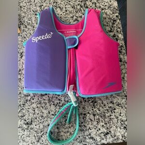Girls speedo life jacket